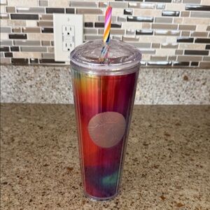 Starbucks Colorful Tumbler with Straw